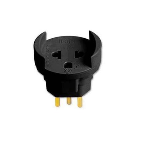 Adaptador Universal de Tomada 10A 250V Padra Antigo para Novo - Ilumi Menor preço em Adaptador Universal de Tomada 10A 250V Padra Antigo para Novo - Ilumi