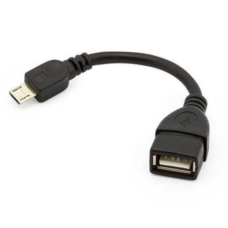 Adaptador USB Fêmea para Micro USB Macho - Cirilo cabos Menor preço em Adaptador USB Fêmea para Micro USB Macho - Cirilo cabos