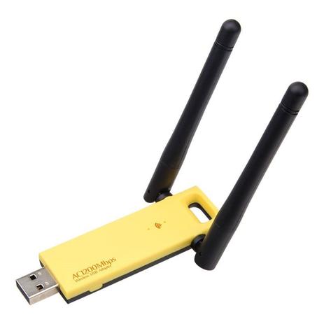 Adaptador Usb Wireless Dual Band Ac1200 5ghz 1200mbps Antena - Realtek Menor preço em Adaptador Usb Wireless Dual Band Ac1200 5ghz 1200mbps Antena - Realtek