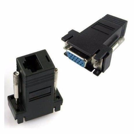 Adaptador Vga Femea X Rj45 Extensor Vídeo Via Cabo 2pçs Par - Preto - 5.4 cm x 3.4cm x 1.5 cm - Lotus é ruim? Adaptador Vga Femea X Rj45 Extensor Vídeo Via Cabo 2pçs Par - Preto - 5.4 cm x 3.4cm x 1.5 cm - Lotus é boa?