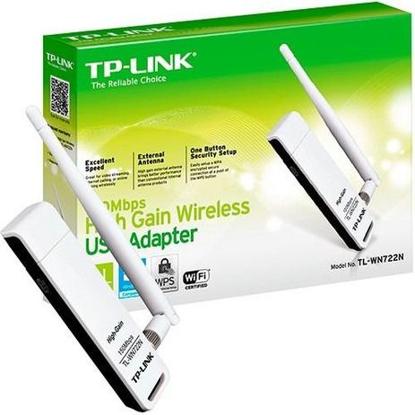 Adaptador Wifi USB Antena TL-WN722N Tp-Link Menor preço em Adaptador Wifi USB Antena TL-WN722N Tp-Link