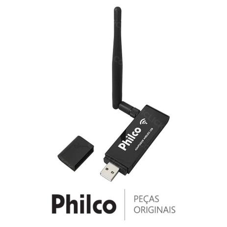 Adaptador Wireless USB PW-DN4210D Preto para Smart TV Philco Diversos Modelos Menor preço em Adaptador Wireless USB PW-DN4210D Preto para Smart TV Philco Diversos Modelos