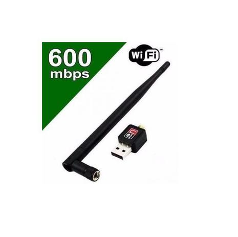 Adaptador Wireless Usb Wi-Fi Com Antena 600mbps - Exbom Menor preço em Adaptador Wireless Usb Wi-Fi Com Antena 600mbps - Exbom
