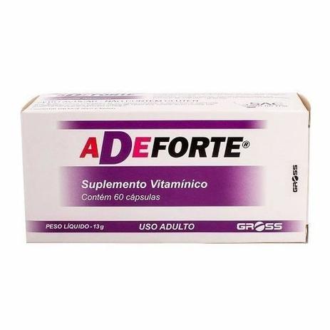 Adeforte 60 Cápsulas - Suplemento vitamínico - - Lab.gross é ruim? Adeforte 60 Cápsulas - Suplemento vitamínico - - Lab.gross é boa?