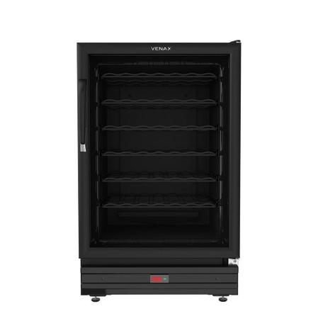 Adega 175l preto fosco - venax Menor preço em Adega 175l preto fosco - venax