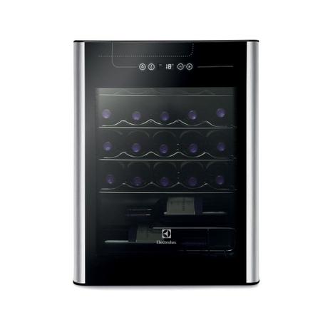 Adega 24 Garrafas Uma Porta Preta Com Acabamento Em Inox (ACS24) - Electrolux é boa?
