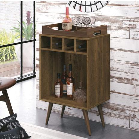 Adega Bar com Bandeja Pub EDN Móveis Nogal Rústico é ruim? Adega Bar com Bandeja Pub EDN Móveis Nogal Rústico é boa?