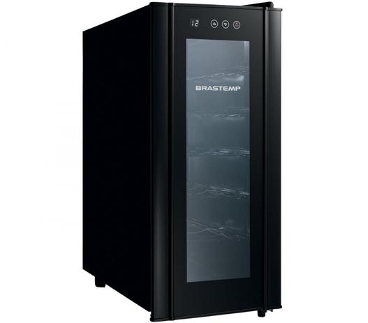 Adega Brastemp 12 Garrafas Preto All Black - BZC12 BEANA 110V Menor preço em Adega Brastemp 12 Garrafas Preto All Black - BZC12 BEANA 110V