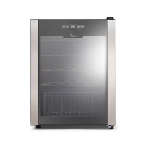 Adega Climatizada Midea 24 Garrafas WBA241 com Compressor Preta 127V Menor preço em Adega Climatizada Midea 24 Garrafas WBA241 com Compressor Preta 127V