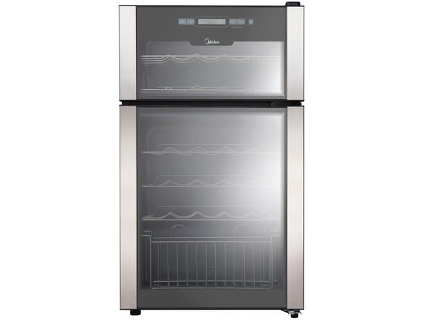 Adega Climatizada Midea 29 Garrafas WBA291 - com Compressor 2 Portas Menor preço em Adega Climatizada Midea 29 Garrafas WBA291 - com Compressor 2 Portas