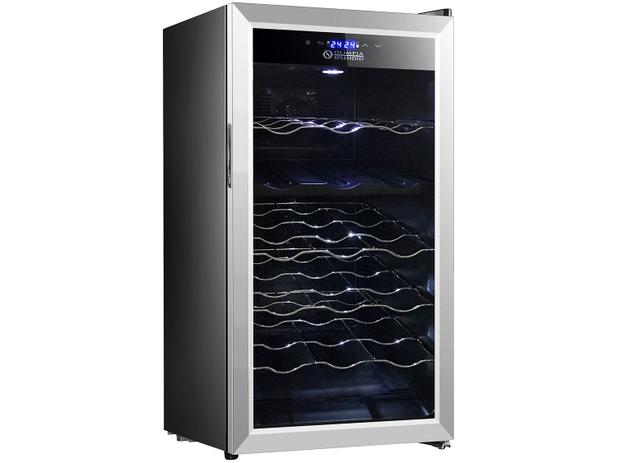Adega Climatizada Olimpia Splendid 18 Garrafas - BIBENDUM Preta 1 Porta é boa?