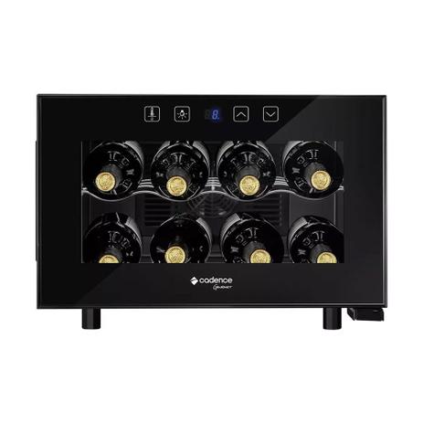 Adega Climatizada Termoelétrica 8 Garrafas Cadence Gourmet Touch Menor preço em Adega Climatizada Termoelétrica 8 Garrafas Cadence Gourmet Touch
