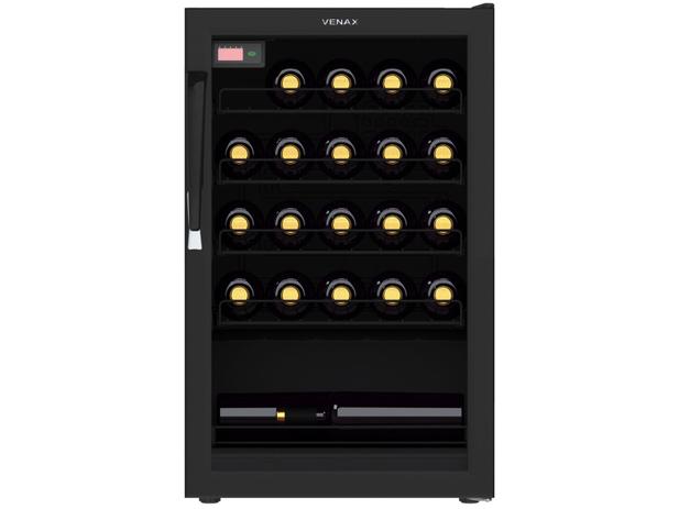 Adega Climatizada Venax 24 Garrafas Ngv 100 7838 - com Compressor Controle Digital de Temperatura Menor preço em Adega Climatizada Venax 24 Garrafas Ngv 100 7838 - com Compressor Controle Digital de Temperatura