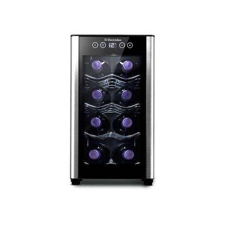 Adega Electrolux 8 Garrafas Acabamento Alumínio Escovado ACS08 127 Volts Menor preço em Adega Electrolux 8 Garrafas Acabamento Alumínio Escovado ACS08 127 Volts
