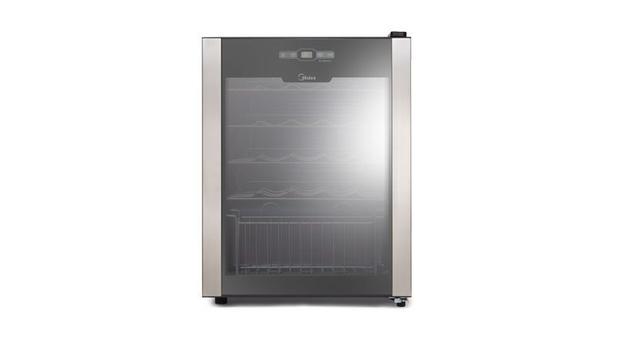 Adega Midea 24 Garrafas Preta WBA241 127 Volts Menor preço em Adega Midea 24 Garrafas Preta WBA241 127 Volts