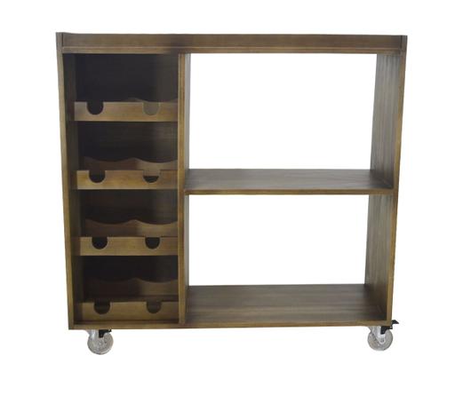 Adega Para Vinho Em Madeira Bar Pés Rodízio Tingimento Imbuía - Móveis bolzan é boa?