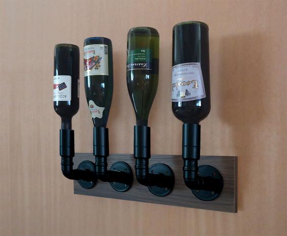 Adega Suporte Bar Porta Vinhos Garrafas Bebidas Suspenso Estilo Industrial Preto Laca - Formalivre Menor preço em Adega Suporte Bar Porta Vinhos Garrafas Bebidas Suspenso Estilo Industrial Preto Laca - Formalivre