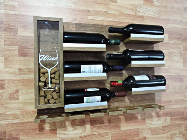 Adega Vinhos Para Sala Aparador De Parede porta taças rolhas Madeira MDF Suporte 63x45cm Western - Soul fins é ruim? Adega Vinhos Para Sala Aparador De Parede porta taças rolhas Madeira MDF Suporte 63x45cm Western - Soul fins é boa?