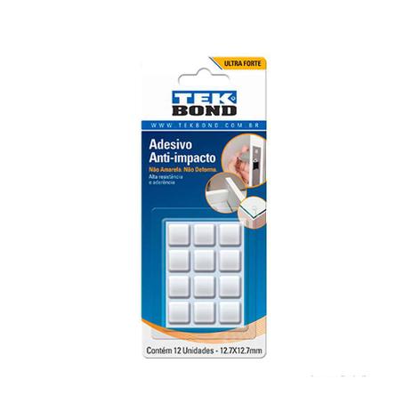 Adesivo anti-impacto 12,7mm cartela com 12 unidades incolor Tekbond Menor preço em Adesivo anti-impacto 12,7mm cartela com 12 unidades incolor Tekbond