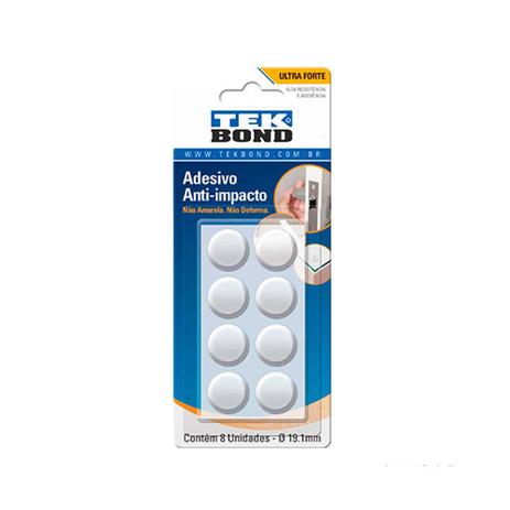 Adesivo anti-impacto 19,1mm cartela com 8 unidades incolor Tekbond Menor preço em Adesivo anti-impacto 19,1mm cartela com 8 unidades incolor Tekbond