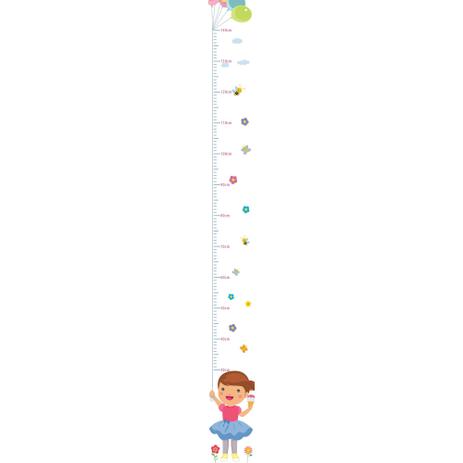 Adesivo Autocolante Régua de Crescimento Infantil Menina 1,5m x 15cm - Tacdecor Menor preço em Adesivo Autocolante Régua de Crescimento Infantil Menina 1,5m x 15cm - Tacdecor
