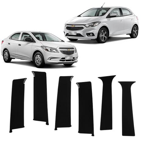 Adesivo Blackout Coluna Porta Prisma Onix 2013 a 2019 Preto Fosco - Ura Menor preço em Adesivo Blackout Coluna Porta Prisma Onix 2013 a 2019 Preto Fosco - Ura