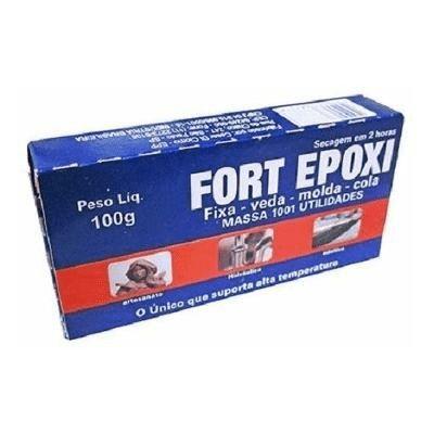 Adesivo/cola massa epoxi 100gr fort epoxi - Fortepoxi Menor preço em Adesivo/cola massa epoxi 100gr fort epoxi - Fortepoxi