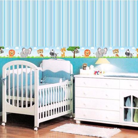 Adesivo de Parede Faixa Decorativa Kit com 6 Para Quarto Infantil Safari - Decore Fácil Menor preço em Adesivo de Parede Faixa Decorativa Kit com 6 Para Quarto Infantil Safari - Decore Fácil