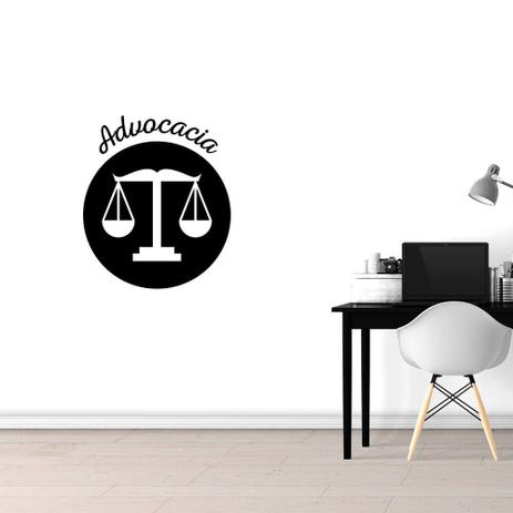 Adesivo de Parede Logo Profissão Advocacia Preto - Kanto store Menor preço em Adesivo de Parede Logo Profissão Advocacia Preto - Kanto store