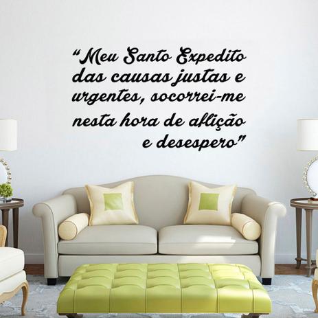 Adesivo de Parede Oração do Santo Expedito - Kanto store Menor preço em Adesivo de Parede Oração do Santo Expedito - Kanto store
