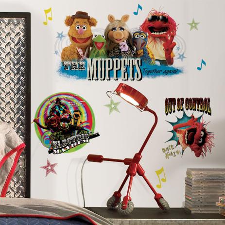 Adesivo de Parede - Os Muppets - RoomMates - Disney Menor preço em Adesivo de Parede - Os Muppets - RoomMates - Disney