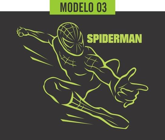 Adesivo Decorativo Brilha No Escuro - Spider Man - Modelo 3 - Micro oficina Menor preço em Adesivo Decorativo Brilha No Escuro - Spider Man - Modelo 3 - Micro oficina