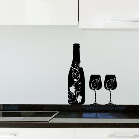 Adesivo Decorativo de Cozinha - Vinho - 009czp - Allodi é boa?