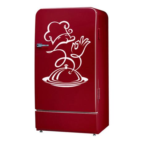 Adesivo Decorativo de Geladeira - Chef - 007glp - Allodi Menor preço em Adesivo Decorativo de Geladeira - Chef - 007glp - Allodi