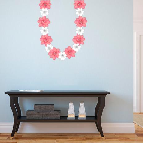 Adesivo Decorativo  Florais Grd - 1,20 x 0,80 - Arco Rosas - Duhelu é boa?