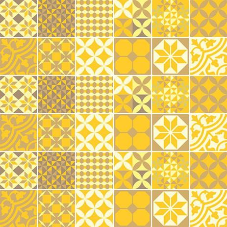 Adesivo Decorativo simulando Azulejos - Modelo 418 Amarelo - R+ adesivos é boa?