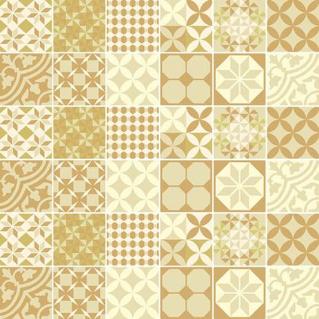Menor preço em Adesivo Decorativo simulando Azulejos - Modelo 418 Bege - R+ adesivos
