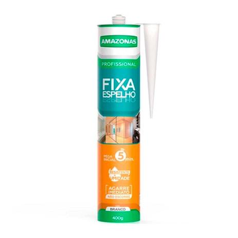 Adesivo Fixa Espelho 400GR - Silicone - Amazonas Menor preço em Adesivo Fixa Espelho 400GR - Silicone - Amazonas