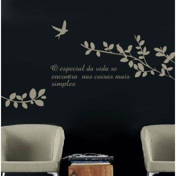 Adesivo Frase O Especial Da Vida - Clickfik Menor preço em Adesivo Frase O Especial Da Vida - Clickfik