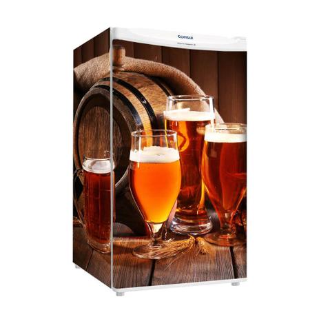 Adesivo Para Envelopamento De Frigobar Barril De Cerveja E Copos Porta 90 X 60 cm - Sunset adesivos Menor preço em Adesivo Para Envelopamento De Frigobar Barril De Cerveja E Copos Porta 90 X 60 cm - Sunset adesivos
