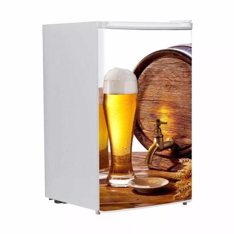 Adesivo Para Envelopamento De Frigobar Cerveja E Barril Fundo Branco Porta 90 X 60 cm - Sunset adesivos Menor preço em Adesivo Para Envelopamento De Frigobar Cerveja E Barril Fundo Branco Porta 90 X 60 cm - Sunset adesivos