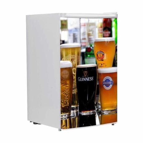 Adesivo Para Envelopamento De Frigobar Copos De Cervejas Porta 90 X 60 cm - Sunset adesivos Menor preço em Adesivo Para Envelopamento De Frigobar Copos De Cervejas Porta 90 X 60 cm - Sunset adesivos
