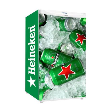 Adesivo Para Envelopamento De Frigobar Heineken Lata De Cerveja No Gelo Mod3 Total 90 X 60 cm - Sunset adesivos é boa?