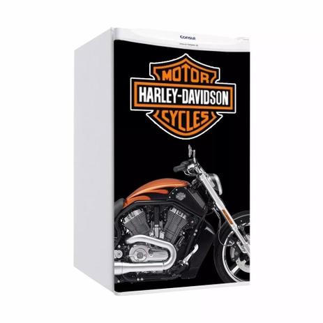 Menor preço em Adesivo Para Envelopamento De Frigobar Logo E Moto Harley Davidson Porta 90 X 60 cm - Sunset adesivos
