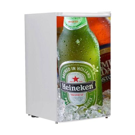 Adesivo Para Frigobar Garrafa De Cerveja Heineken Porta 90 X 60 cm - Sunset adesivos Menor preço em Adesivo Para Frigobar Garrafa De Cerveja Heineken Porta 90 X 60 cm - Sunset adesivos