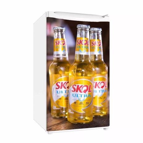 Adesivo Para Frigobar Garrafas Cerveja Skol Ultra Porta 90 X 60 cm - Sunset adesivos Menor preço em Adesivo Para Frigobar Garrafas Cerveja Skol Ultra Porta 90 X 60 cm - Sunset adesivos
