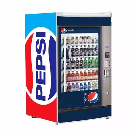 Adesivo Para Frigobar Maquina Pepsi Total 90 X 60 cm - Sunset adesivos Menor preço em Adesivo Para Frigobar Maquina Pepsi Total 90 X 60 cm - Sunset adesivos