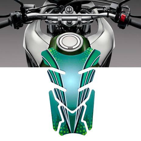 Adesivo Protetor De Tanque Tank Pad para Moto Universal Verde Sundown - Racechrome é boa?