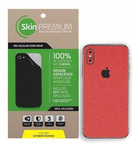 Adesivo Skin - Estampa Red Krush Iphone X - Skin premium Menor preço em Adesivo Skin - Estampa Red Krush Iphone X - Skin premium