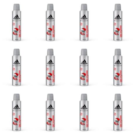 Adidas Dry Power Desodorante Aerosol Masculino 150ml (Kit C/12) Menor preço em Adidas Dry Power Desodorante Aerosol Masculino 150ml (Kit C/12)